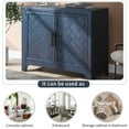 thumbnail image 3 of ENYOPRO Sideboard Buffet Table, Vintage Buffet Cabinet with Storage, Adjustable Shelf Wood Console Table, 2 Doors Small Hallway Entry Table, 40" Blue Accent Cabinets for Living Room, Bedroom, JA3982, 3 of 11