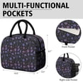 thumbnail image 6 of Womens Purple Halloween Ghost Pumpkin Skull Pattern Lunch Box for Work,Insulated Lunch Bag for Women,Loncheras Para Mujer,Leakproof Adult Lunch Bag for Work,Beach,Travel,Picnic,Camping, 6 of 7