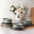 thumbnail image 6 of AmorArc Ceramic Dinnerware Sets,Handmade Reactive Glaze Stoneware Plates and Bowls Sets,Highly Chip and Crack Resistant | Dishwasher & Microwave Safe Dishes Set,Service for 6 Dishes Set(18pc),OCEAN, 6 of 8