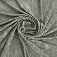 thumbnail image 2 of Zelouf Yvette Foil Crinkle Bodre  , Sewing, DIY, Crafts Fabric by the Yard, Gunmetal, 5 Yard, 2 of 3
