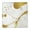 White Gold Marble, variant on Teal Gold Marble Pattern Square Fitted Tablecloth with Elastic Edge,Square Table Cover,Washable Elastic Table Cover for Home Kitchen Party Decor 34"x34"