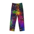 thumbnail image 4 of Balery Men'S Bright Universe Pants,Sleepwear Pants,Pajama Pants,Pj Bottoms Drawstring And Pockets-Small, 4 of 9