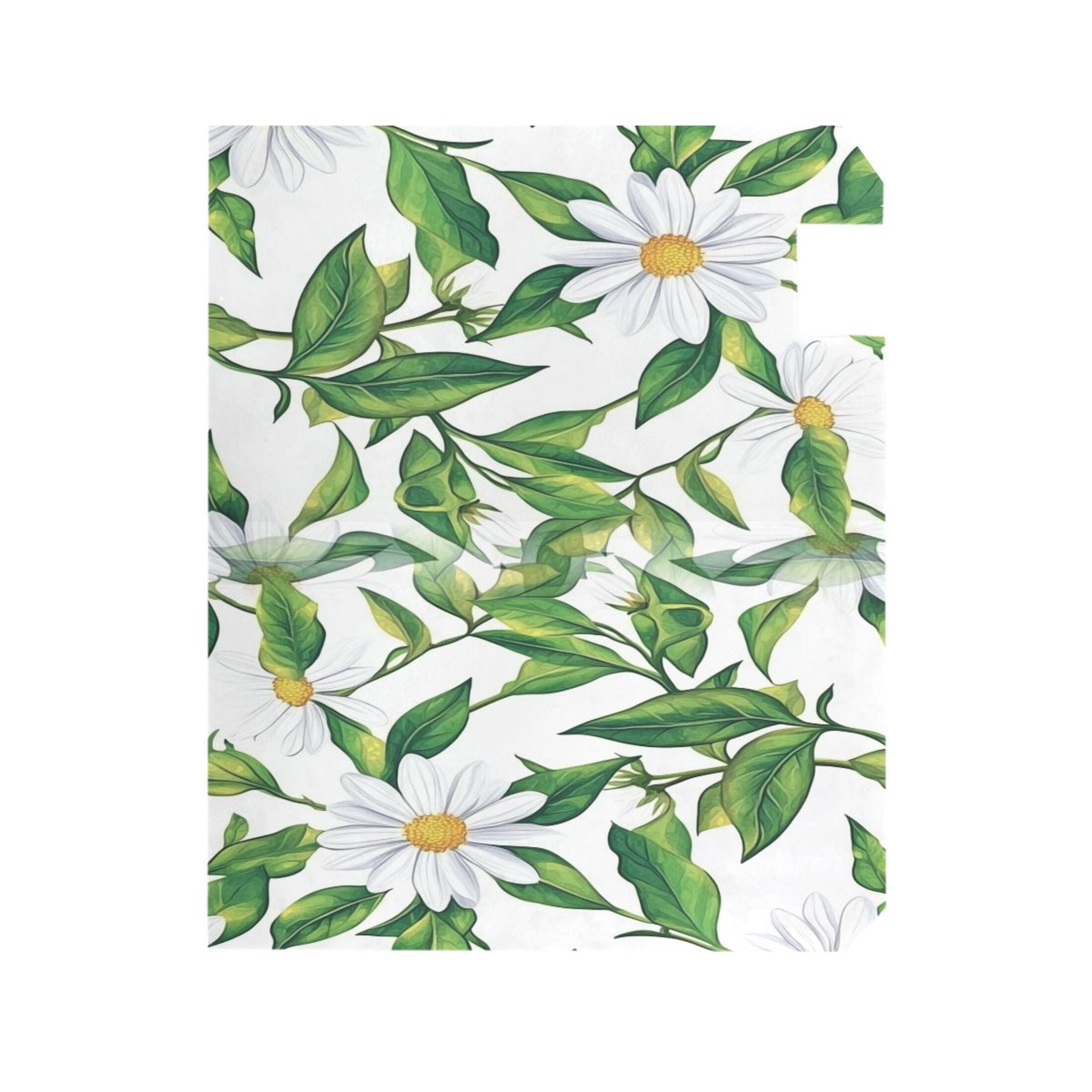 Magnetic PVC Mailbox Cover Sunny Daisy Pattern, 25.4" x 20.7" Large, Waterproof UV Resistant