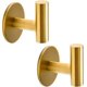 thumbnail image 1 of Paquete de 2 ganchos adhesivos de acero inoxidable SUS304, ganchos de pared resistentes al agua para baño, cocina, Hotel, 1 of 4
