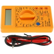Beaupretty Digital Multimeter Yellow Simple Easy Beginner Friendly Electronic Measuring Instrument