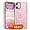1-Pink, variant on Strong Magnetic for iPhone 11 Case Compatible with Magsafe, [13FT Drop Resistant] Translucent Matte Skin Feeling Back, Aluminum Alloy Keys Shockproof Phone Case iPhone 11, Frosted White