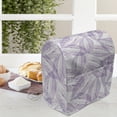 thumbnail image 4 of Pastel Lounger Chair Bag, Monochrome Leafage Pattern Foliage of Feminine Nature Plants Gardening Theme, High Capacity Storage with Handle Container, Lounger Size, Lilac and White, by Ambesonne, 4 of 5