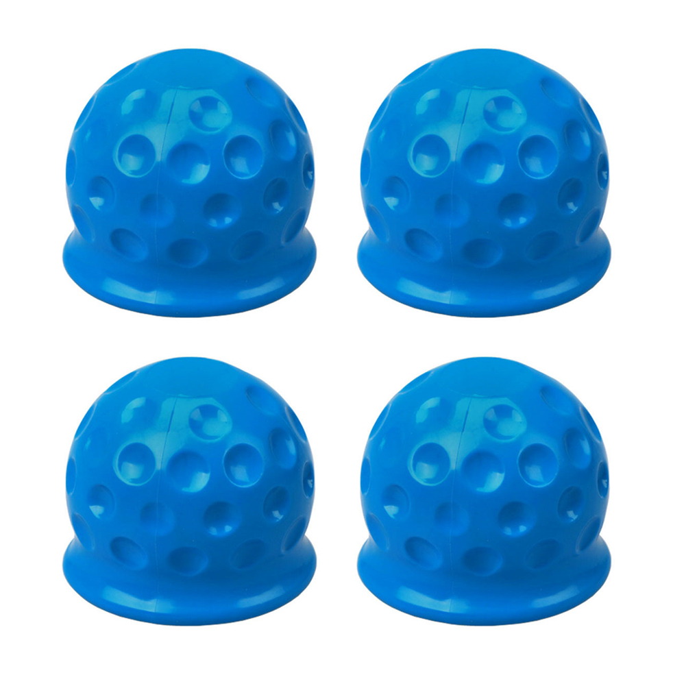 iSpchen 4PCS Trailer Hitch Ball Covers Universal 50mm Towing Bar Ball Cap for Towing Trailer