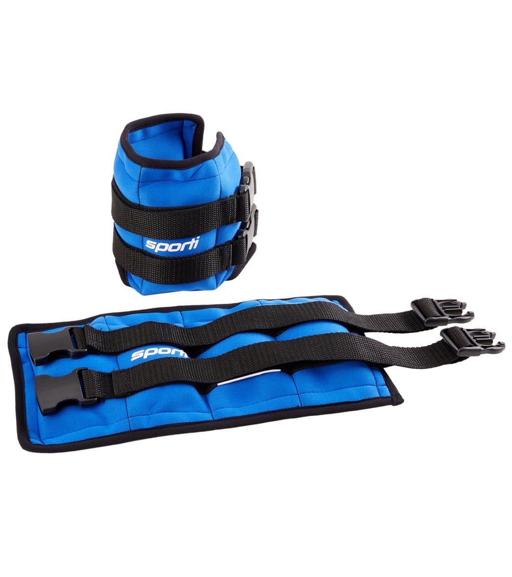 Sporti Adjustable 5lb Neoprene Ankle Weights