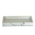 Better Homes & Gardens Faux Marble Vanity Tray, White