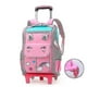 thumbnail image 1 of La escuela rodó la mochila para los bolsos de la carretilla de la escuela de las muchachas con la mochila del balanceo de la escuela de las ruedas para los niños W, 1 of 5