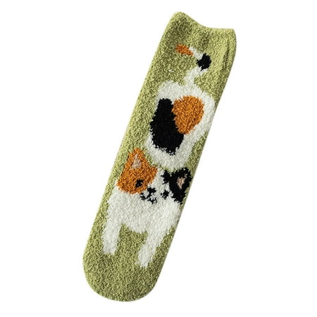 

Qufokar Ankle Warmers for Lady Socks Unisex Low Cut Thermal Sockslady Coral Fleece Socks Lightweight Athletic Socks Casual Socks Winter Socks Soft Warm Comfort Casual Socks Animal Print Socks