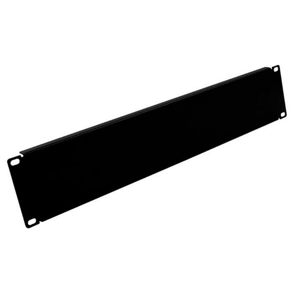Wavenet 3031-N Steel 2U Blank Rack Mount Panel Spacer for 19 in. Server Network Rack Enclosure or Cabinet, Black - Pack of 5