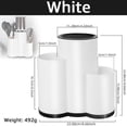 thumbnail image 2 of Universal Knife Block Holder,Plastics Flatware Storage Box Organizer with Drainer,Space-Saving Countertop Storage Stand for Knife Spoon Fork Organizer Rack, 2 of 6