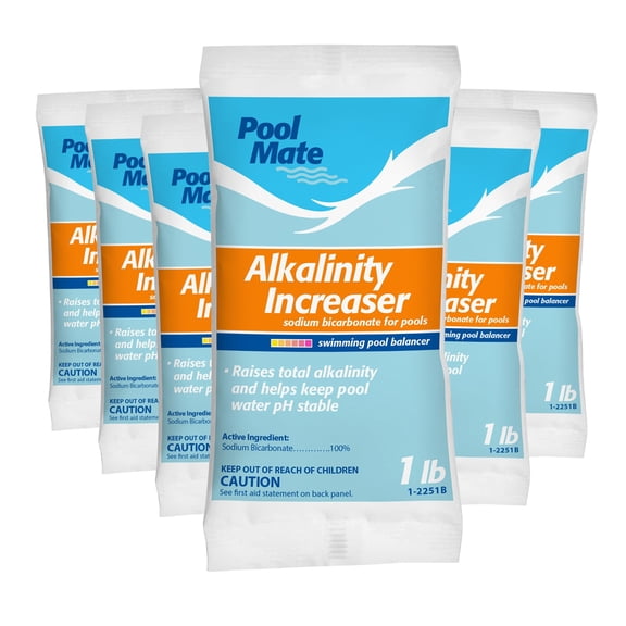 Pool Mate Alkalinity Increaser- 6 x 1 Lb