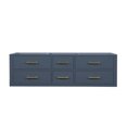 thumbnail image 2 of Blue 60 In. Double Sink Bath Vanity - , 4 , Soft Cl With Under Drawers, Sc, 2 of 3