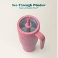 thumbnail image 5 of Reduce Chiller 34oz Spill-Proof Tumbler with Handle, Fierce Pink, 5 of 7