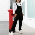 thumbnail image 5 of Loose-Fitting Fleece Overalls for Women Winter Casual Adjustable Warm Pockets, 5 of 9