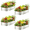 4 Packs, variant on ANSFIL Galvanized Raised Garden Bed Outdoor, 4 Pack 4×2×1ft Raised Garden Bed Kit, Metal Planter Box Garden Boxes Outdoor for Vegetables and Flowers,Silver