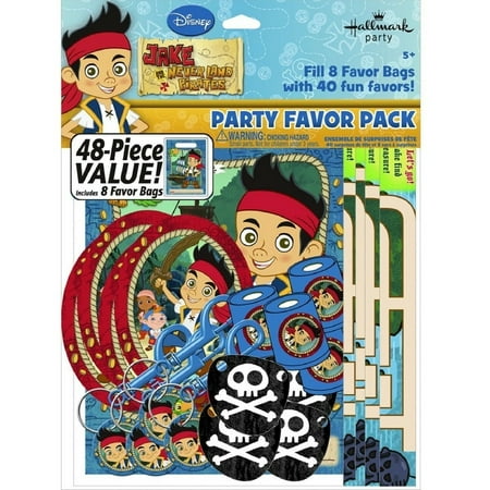 Party Favors - Jake and the Neverland Pirates - Value Pack - 48pc Set