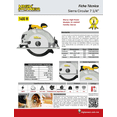 thumbnail image 2 of Sierra Circular 7 1/4 1400 W HIGH POWER Amarillo Frecuencia 60, 2 of 4