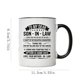 thumbnail image 3 of Taza con chiste sarcástico para yerno | Taza de café de cerámica con humor | Vajilla original y divertida para el hogar o la oficina | Apta para lavavajillas y microondas, 3 of 7