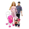 thumbnail image 2 of Juego de muñecas familiares Zulema Papá Embarazada Mamá Hijo Bebé Estilo1, 2 of 8