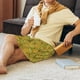 thumbnail image 5 of Balery Corn 6 Pantalones cortos de pijama de punto de algodón para hombre con cinturilla y bolsillos-Large, 5 of 6