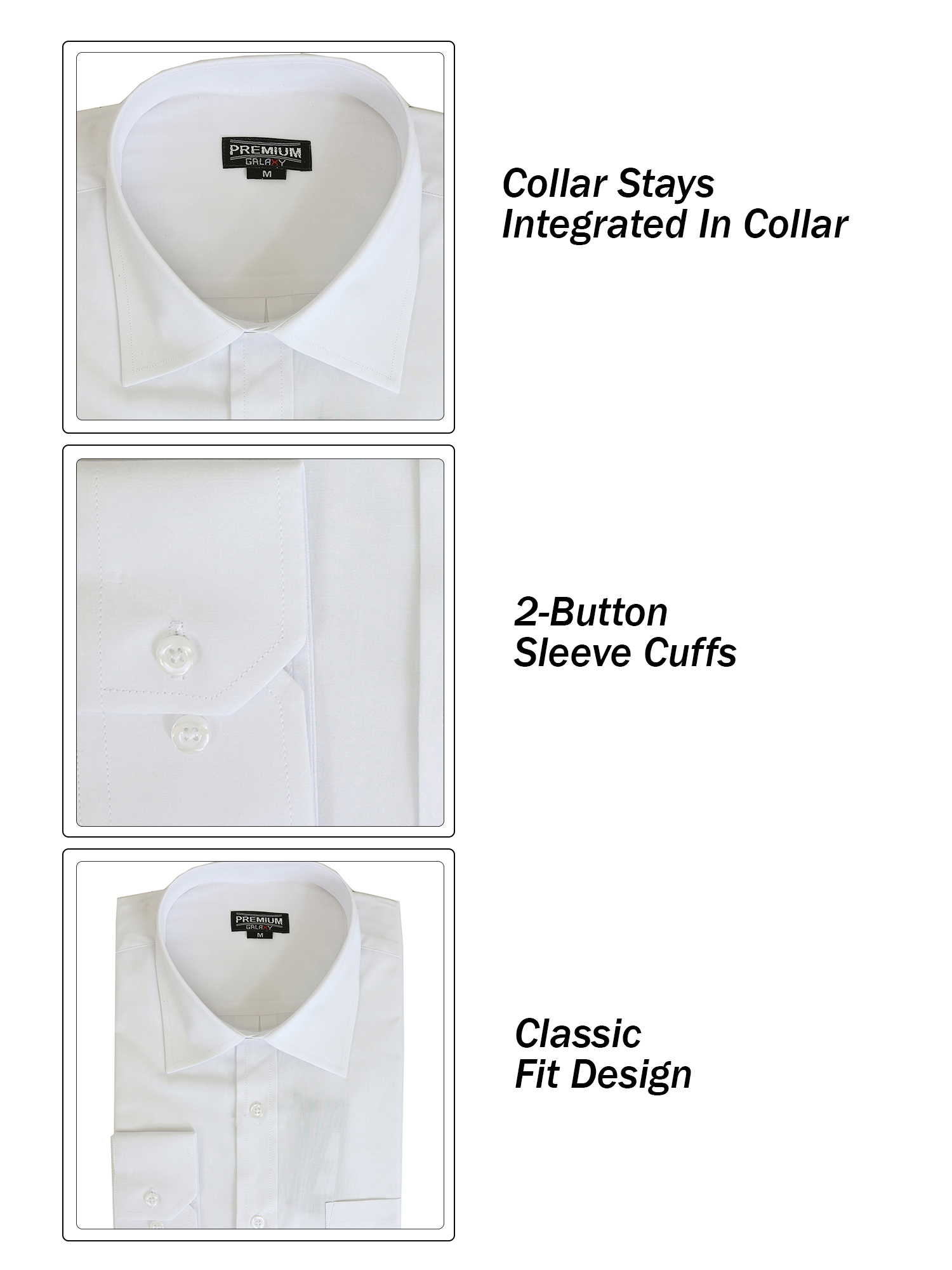 GBH Boys Long Sleeve Casual Dress Shirts - School Uniform Colors ...