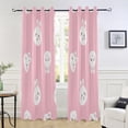 thumbnail image 6 of Cute Bunny Face Thickened Blackout Curtain 84 Inches, Perforated Window Curtains for Bedroom Living Room Stylish Thermal Insulated Curtains, 1 Pack Home Decor, 6 of 7
