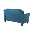 thumbnail image 5 of Pemberly Row Contemporary Loveseat in Blue Fabric Upholstery, 5 of 7