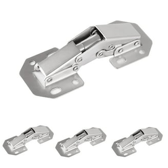 NUZAMAS Soft Close Cabinet Hinges - 4 Pack, Full Overlay, 90 Degree, 304 Stainless Steel For Kitchen Cupboard Doors
