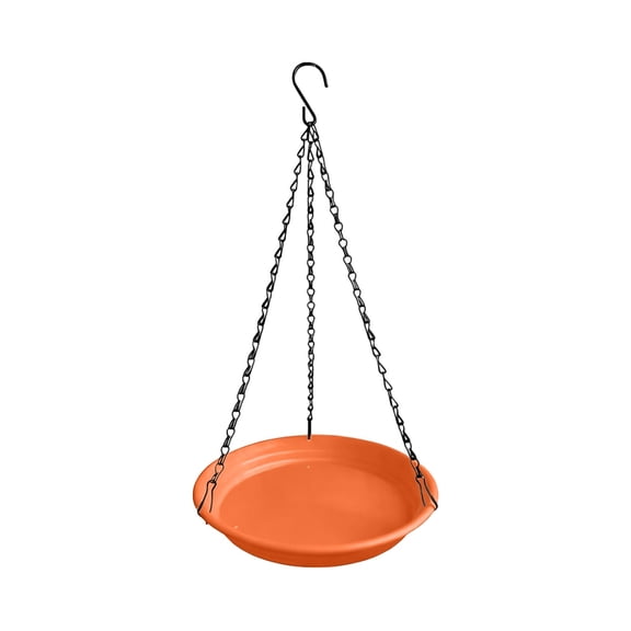 Hanging Bird Bath for Outdoors - Hanging Bird-Feeder BirdBath Bowl Water Feeder for Garden Plate Tray BirdBath Tray Water or Seed