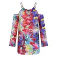 thumbnail image 5 of Vestido casual de manga larga con estampado floral HUOGUO para mujer, 5 of 5