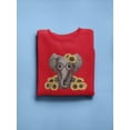 thumbnail image 3 of Cute Elephant With Sunflowers Sweatshirt Women -GoatDeals Designs, Female Medium, 3 of 4
