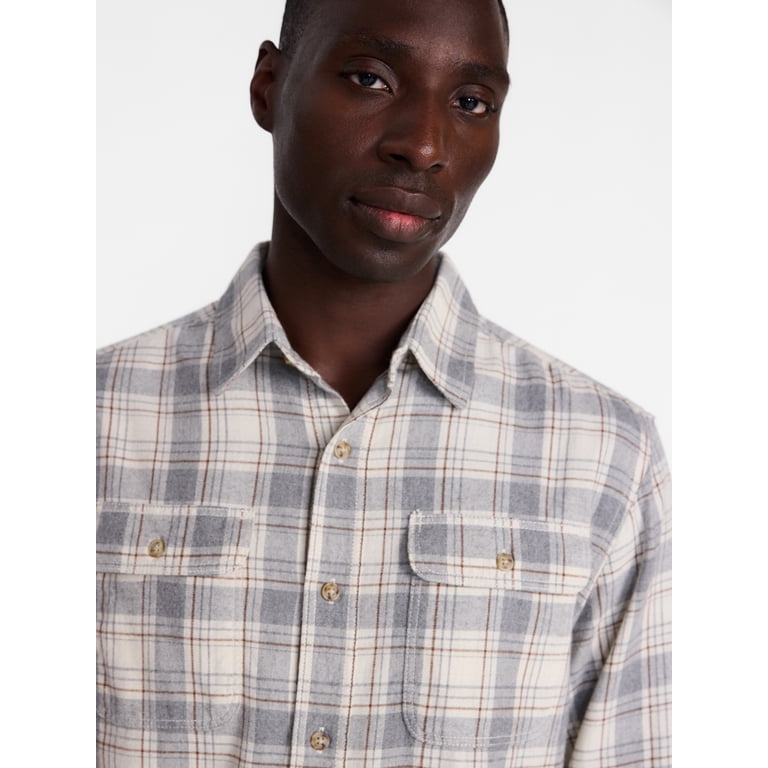 George Men's Plaid Flannel Shirt photo 4