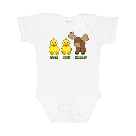 

Inktastic Duck Duck Moose Gift Baby Boy or Baby Girl Bodysuit