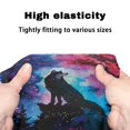 thumbnail image 7 of HELLHERO Wolf Starry Night Walker Seat Covers Walker Seat Cushion Cover Easy to Use Breathable and Comfortable for Unisex, 7 of 7