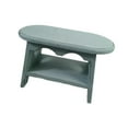 thumbnail image 4 of S SERENABLE Wood Stool Plant Stand Oval Decorative Bonsai Rack for Garden Desktop Office Blue, 4 of 9