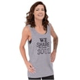 thumbnail image 4 of The Same Soul Love Soulmates Romantic Womens Plus Size Graphic Tank Top Brisco Brands 3X, 4 of 5