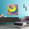 thumbnail image 3 of IDEA4WALL Framed Canvas Wall Art for Living Room, Bedroom Abstract Color Illusion Canvas Prints for Modern Home Decoration Ready to Hang - 24x24 inches, 3 of 4