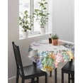 thumbnail image 4 of Easter Suqare Tablecloth - 54 x 54 Inch, Spring Bunny Eggs Botanical Leaves Tree Branch Waterproof & StainResistant Tablecloth, Washable Oil-proof Table Cover for Dining/Party/Wedding/Camping/Buffet, 4 of 9