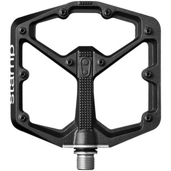 Stamp Pedals Large - Black / Silver Pins