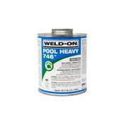 Weld-On 746, PVC, Gray Pool Adhesive Industrial Sealant, 1 Quart