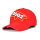 thumbnail image 1 of Gorra de béisbol DSQS2 para hombre, roja, 57-59 cm, circunferencia de cabeza, 1 of 1