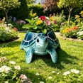 thumbnail image 7 of YYDENG Coastal Resin Sea Turtle Planter with Whimsical Design for Garden Patio Display - A Functional and Decorative Outdoor Home Accent Piece, 7 of 7