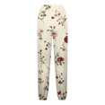thumbnail image 5 of Women Sweatpants High Waisted Printed and Plush Casual Drawstring Pants Fashion Loose Ankle Sweatpants, 5 of 6
