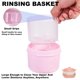 thumbnail image 5 of Denture Case,Leak Proof Denture Bath Cup for Travel, Pink, 5 of 5