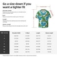 thumbnail image 7 of Xecao offers the Hawaii Palms for Men's Casual Short-sleeved Shirt, a button-up collared shirt with a pocket, perfect for beach vacations and yacht travel in the XX-Large size., 7 of 7