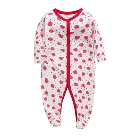 

Baby Boys Girls Romper Girls Boys Cute Soft Cartoon Footies Jumpsuit Onesie Cute Outfits For 6-9 Months